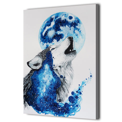 Tableau Loup Hurlement